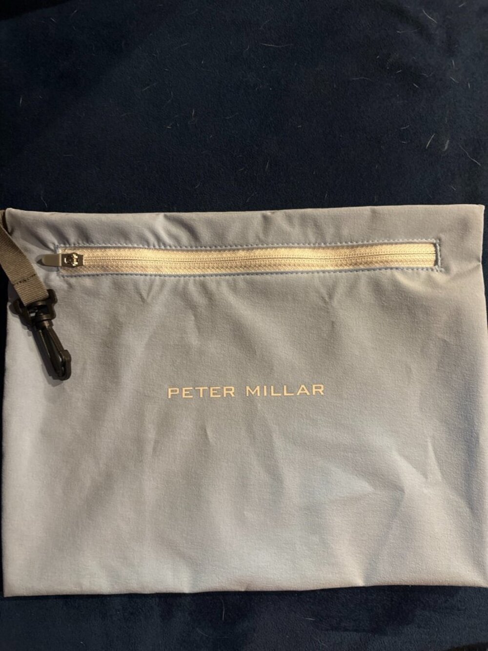 New Peter Millar Travel Pouch Tech Organizer Golf Travel Bag Zipper Case